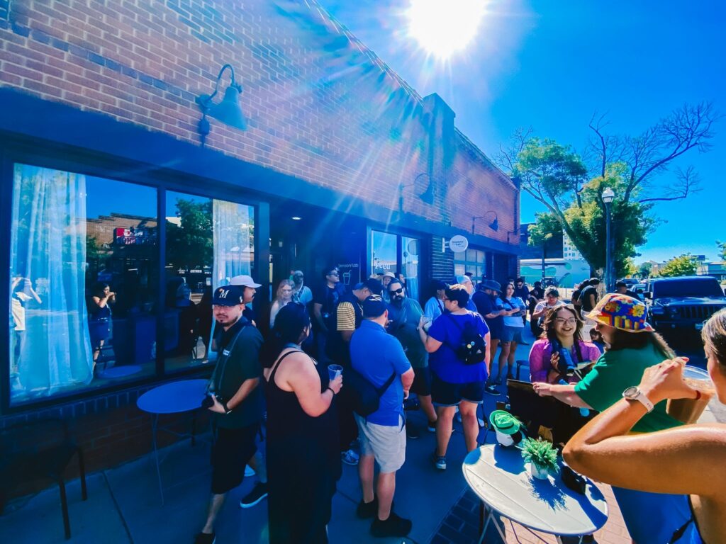 Diverse group participating in a community-driven event, showcasing engagement